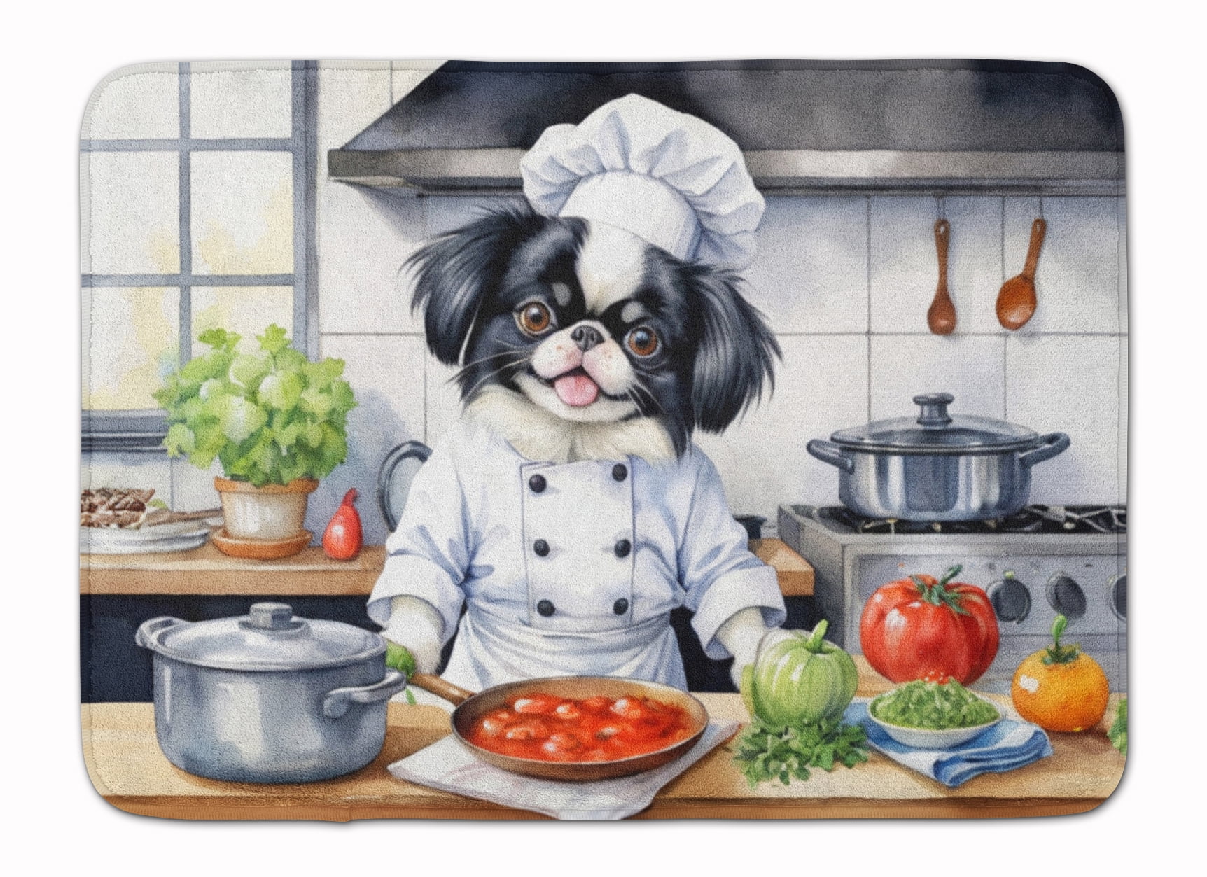 Yorkie Yorkshire Terrier The Chef Memory Foam Kitchen Mat