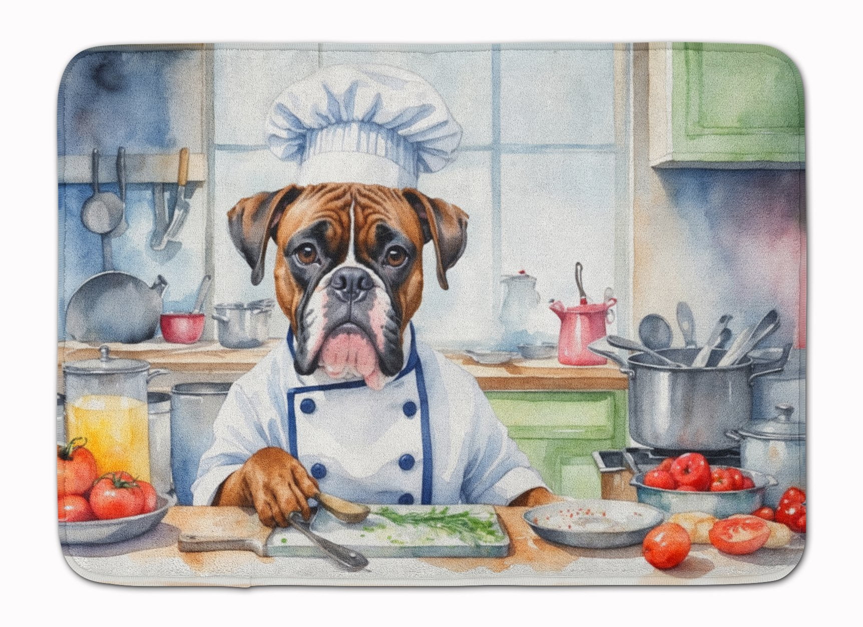 Yorkie Yorkshire Terrier The Chef Memory Foam Kitchen Mat