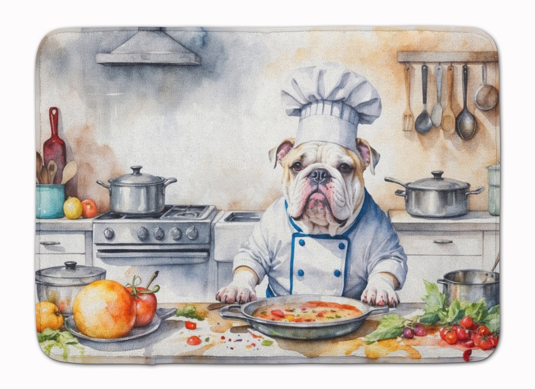 Yorkie Yorkshire Terrier The Chef Memory Foam Kitchen Mat