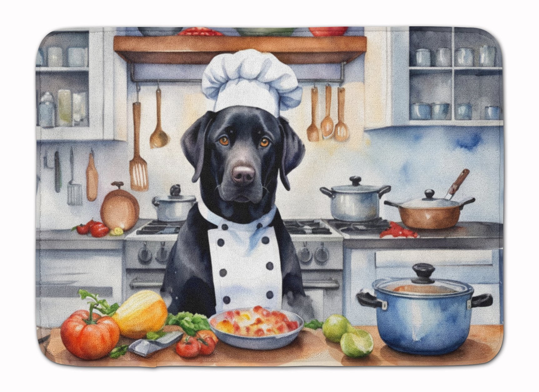 Yorkie Yorkshire Terrier The Chef Memory Foam Kitchen Mat