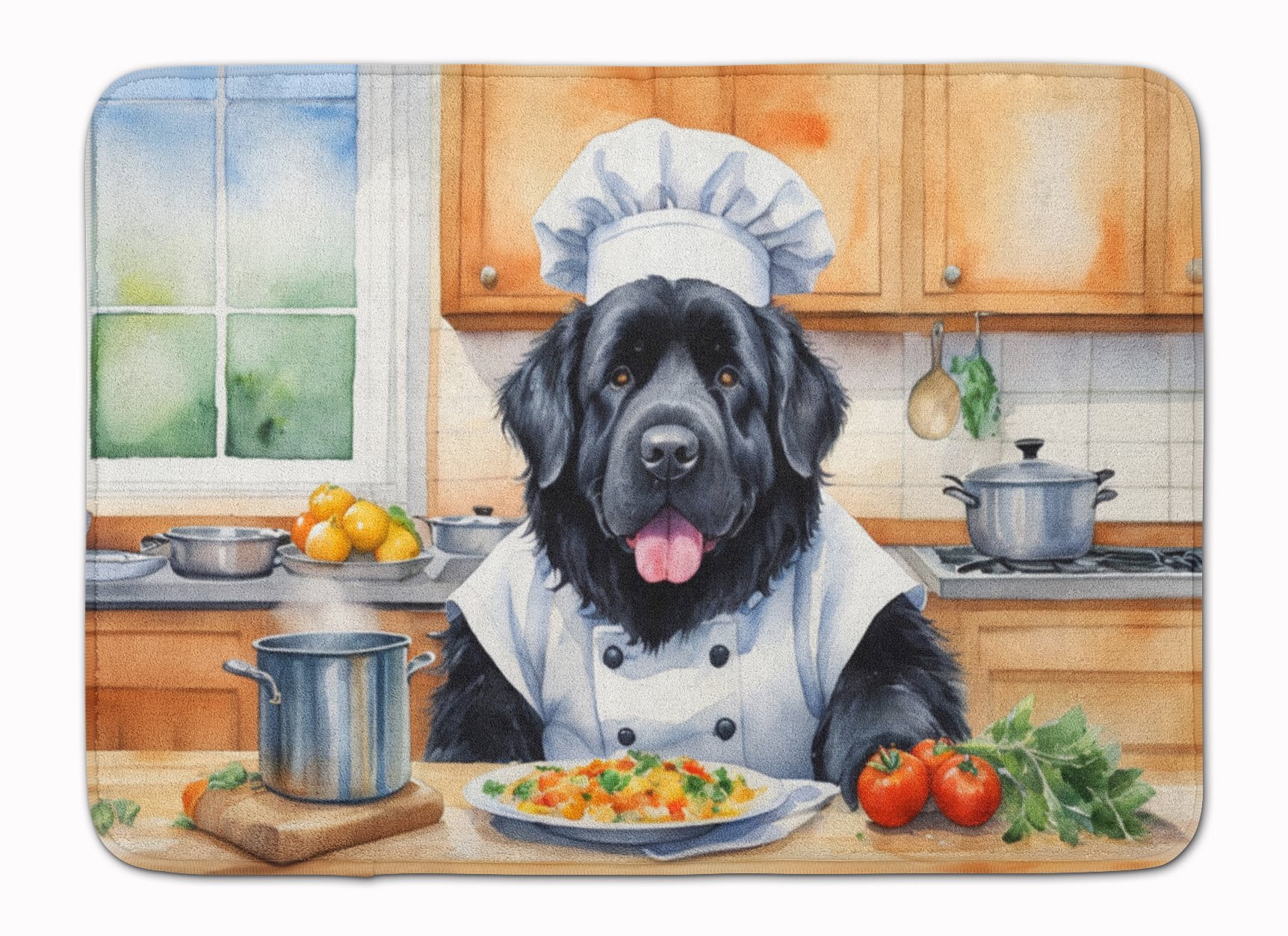 Yorkie Yorkshire Terrier The Chef Memory Foam Kitchen Mat