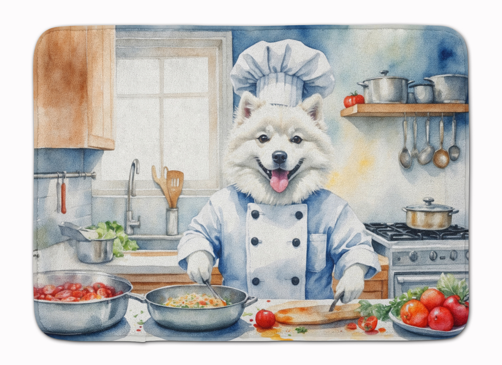 Yorkie Yorkshire Terrier The Chef Memory Foam Kitchen Mat