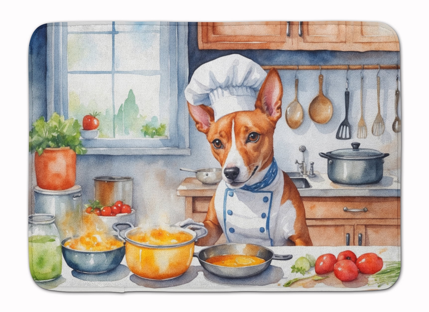Yorkie Yorkshire Terrier The Chef Memory Foam Kitchen Mat