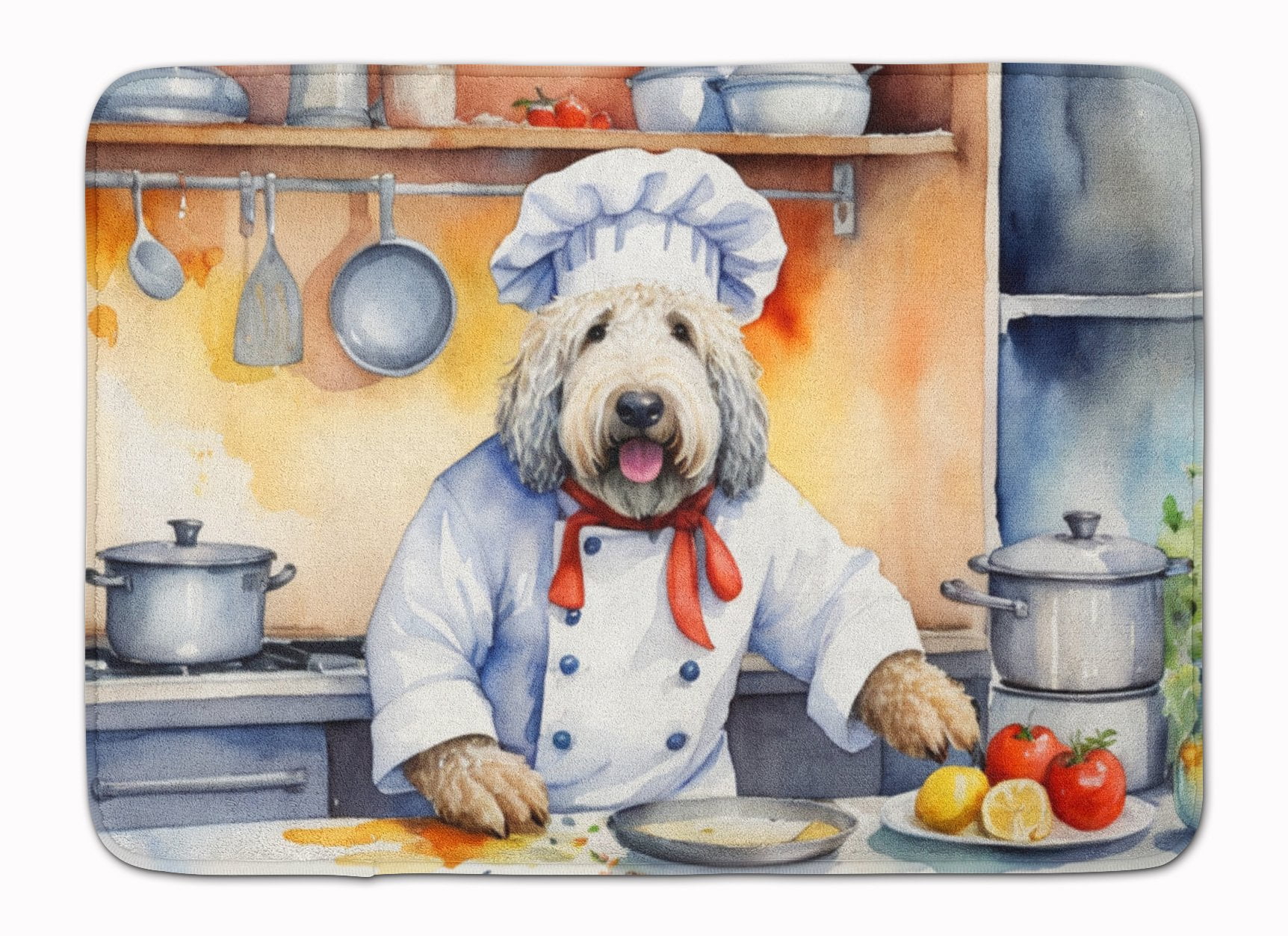 Yorkie Yorkshire Terrier The Chef Memory Foam Kitchen Mat