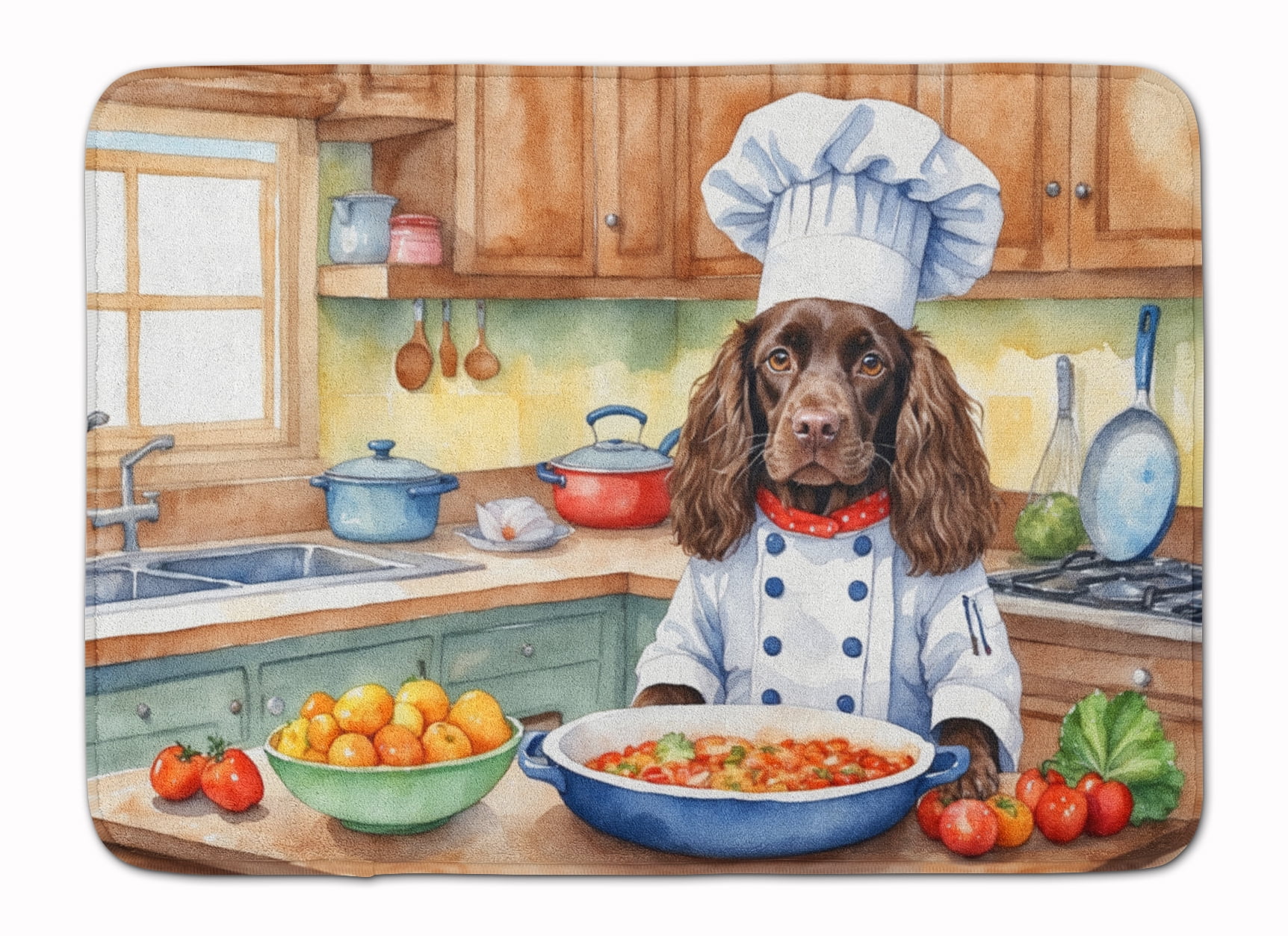 Yorkie Yorkshire Terrier The Chef Memory Foam Kitchen Mat