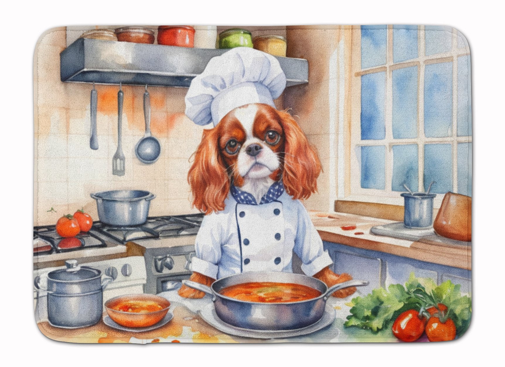 Yorkie Yorkshire Terrier The Chef Memory Foam Kitchen Mat