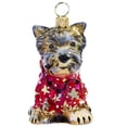thumbnail image 1 of Joy to the World Yorkie in Ugly Christmas Sweater Dog Polish Tree Ornament Yorkshire Terrier Pet, 1 of 2