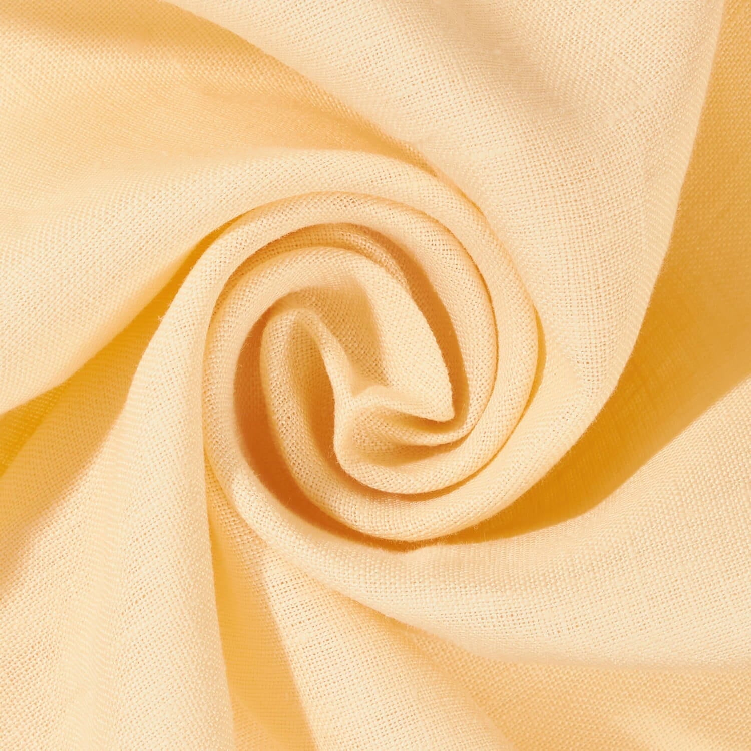 Yorkshire 6.7 oz Natural 100% Hypoallergenic Flax 58" Linen Fabric By The Yard - Breathable, Slubbed Texture, for Clothing, Decor, & More (Banana, 5 Yards)