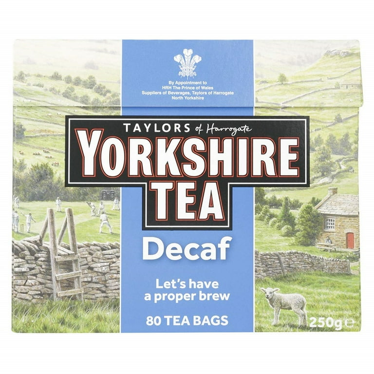 Yorkshire Tea, Decaffeinated Tea, 80 Teabags, Flavour Packed