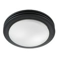thumbnail image 1 of Yorkshire Decorative Bathroom Ventilation Exhaust Fan with Lighting in Matte Black by Good Housekeeping, 1 of 1