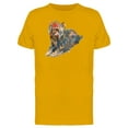 thumbnail image 1 of Yorkshire Red Bowtie Painting T-Shirt Men -Image by Shutterstock, Male Small, 1 of 2