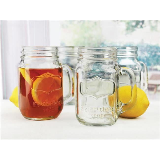 Yorkshire Set of 4 - 17.5 oz Mason Jar Mugs