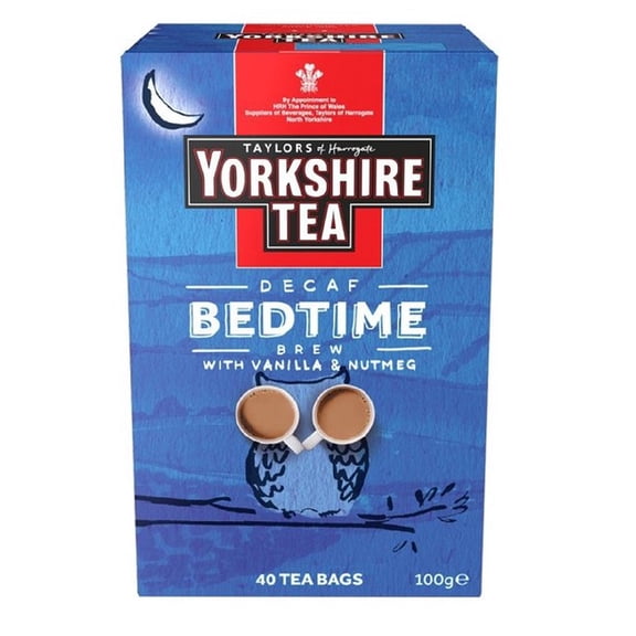 Yorkshire Tea Decaf Bedtime Brew 40 Teabags 100g (Pack of 3)