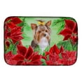 thumbnail image 1 of Yorkshire Terrier 2 Poinsettas Dish Drying Mat, 1 of 2