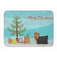 thumbnail image 1 of Yorkshire Terrier Christmas Tree Machine Washable Memory Foam Mat, 1 of 4