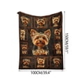thumbnail image 1 of Yorkshire Terrier Flannel Blanket, 1 of 6