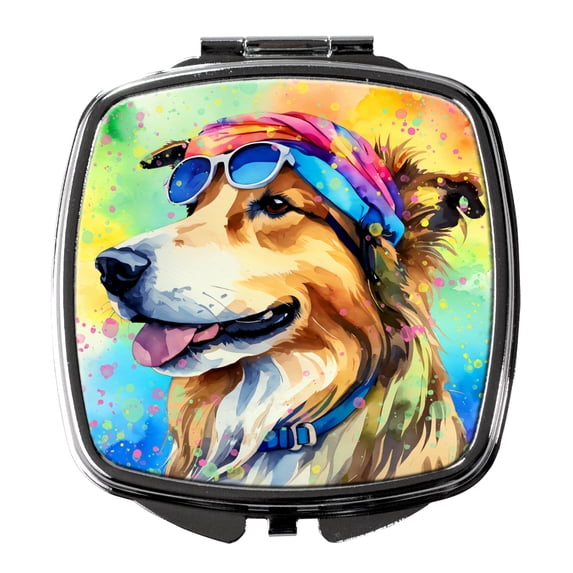 Yorkshire Terrier Hippie Dawg Compact Mirror