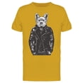 thumbnail image 1 of Yorkshire Terrier Leather Jacket Tee Men's -Image by Shutterstock, 1 of 2