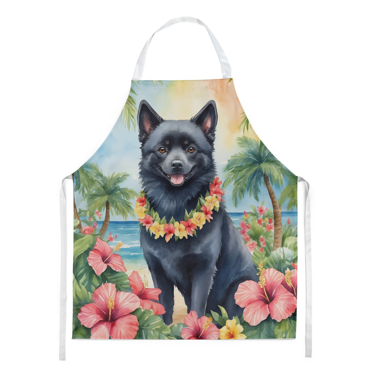 Yorkshire Terrier Luau Apron