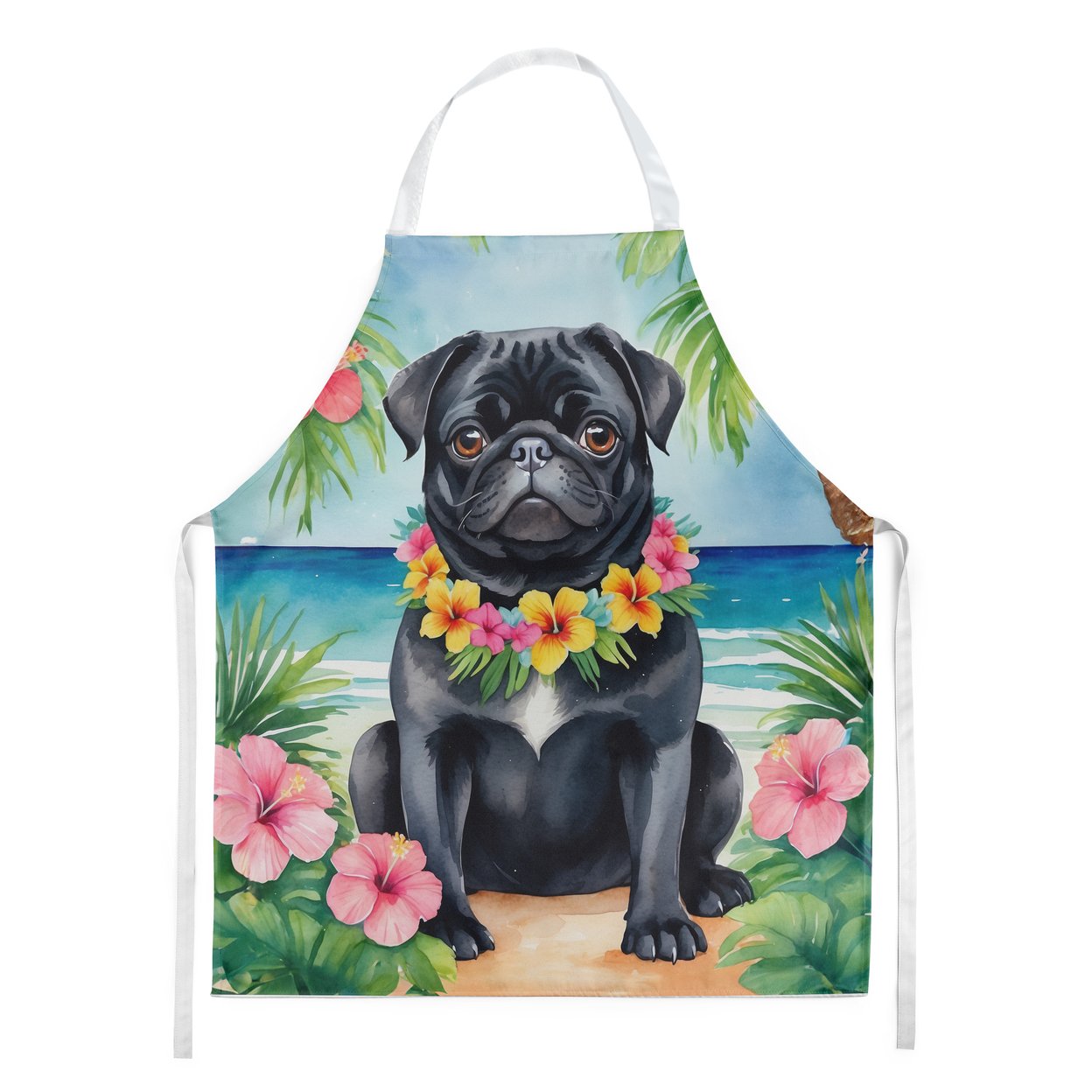 Yorkshire Terrier Luau Apron