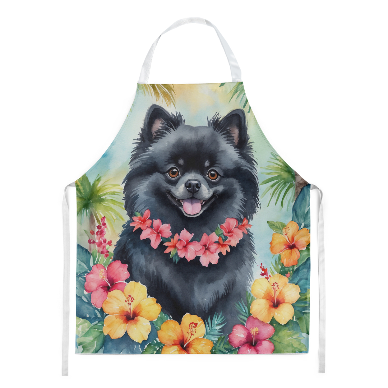Yorkshire Terrier Luau Apron