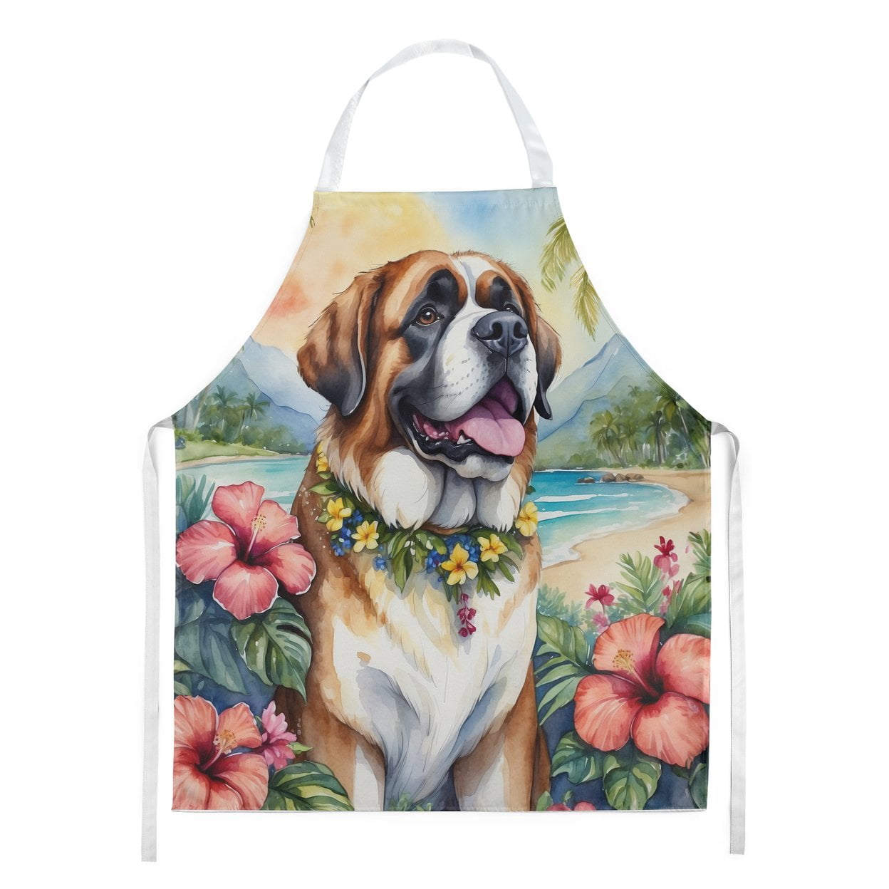 Yorkshire Terrier Luau Apron