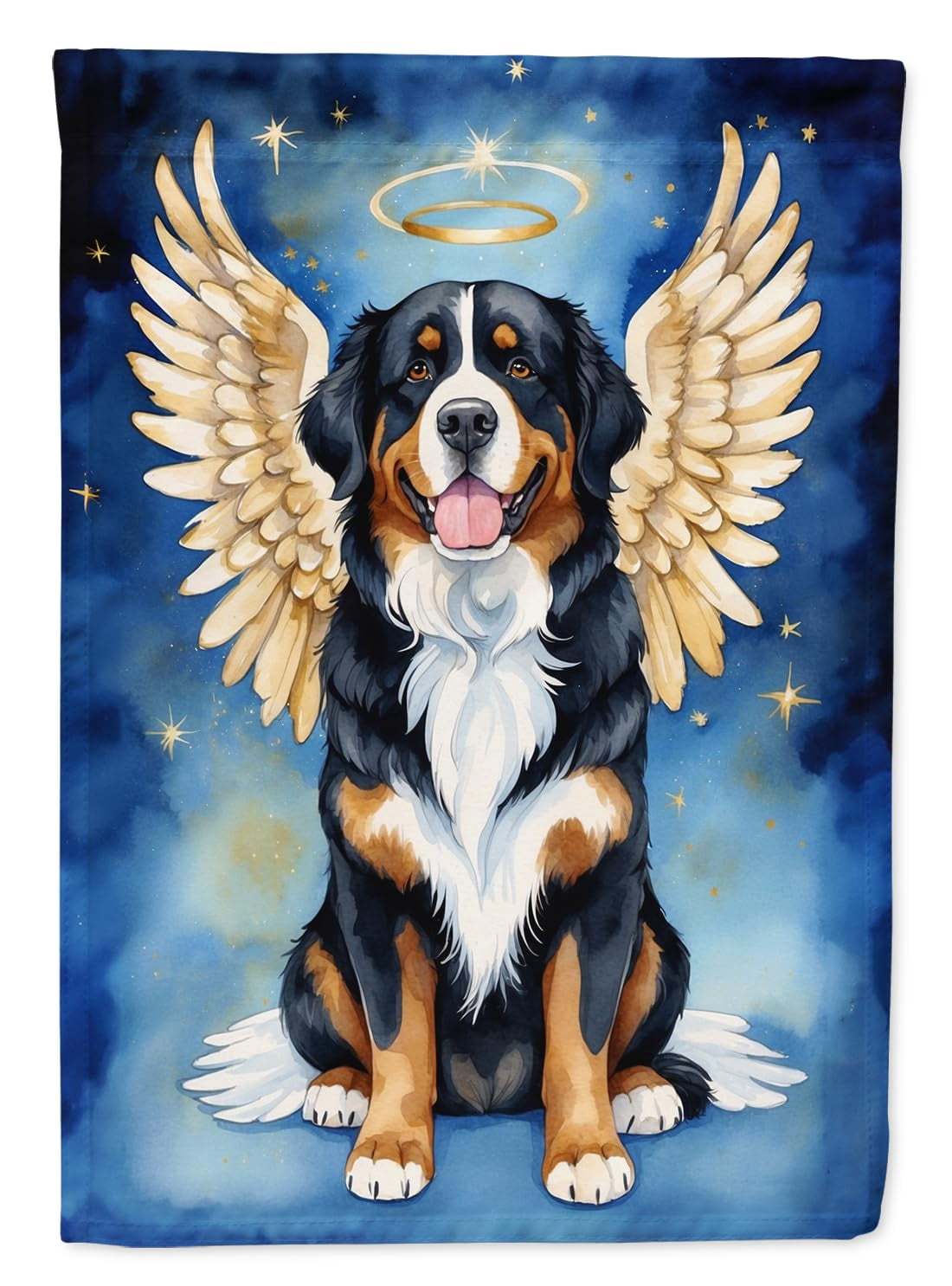 Bernese Mountain Dog My Angel House Flag 28 in x 40 in