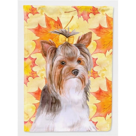 Yorkshire Terrier No.2 Fall Flag Garden Size