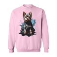 thumbnail image 1 of Yorkshire Terrier Splash Art Yorkie Dog Lover Pet Gift Sweatshirt, 1 of 3