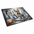 thumbnail image 1 of Yorkshire Terrier Spooky Halloween Glass Cutting Board Large 12 in x 15 in, 1 of 5