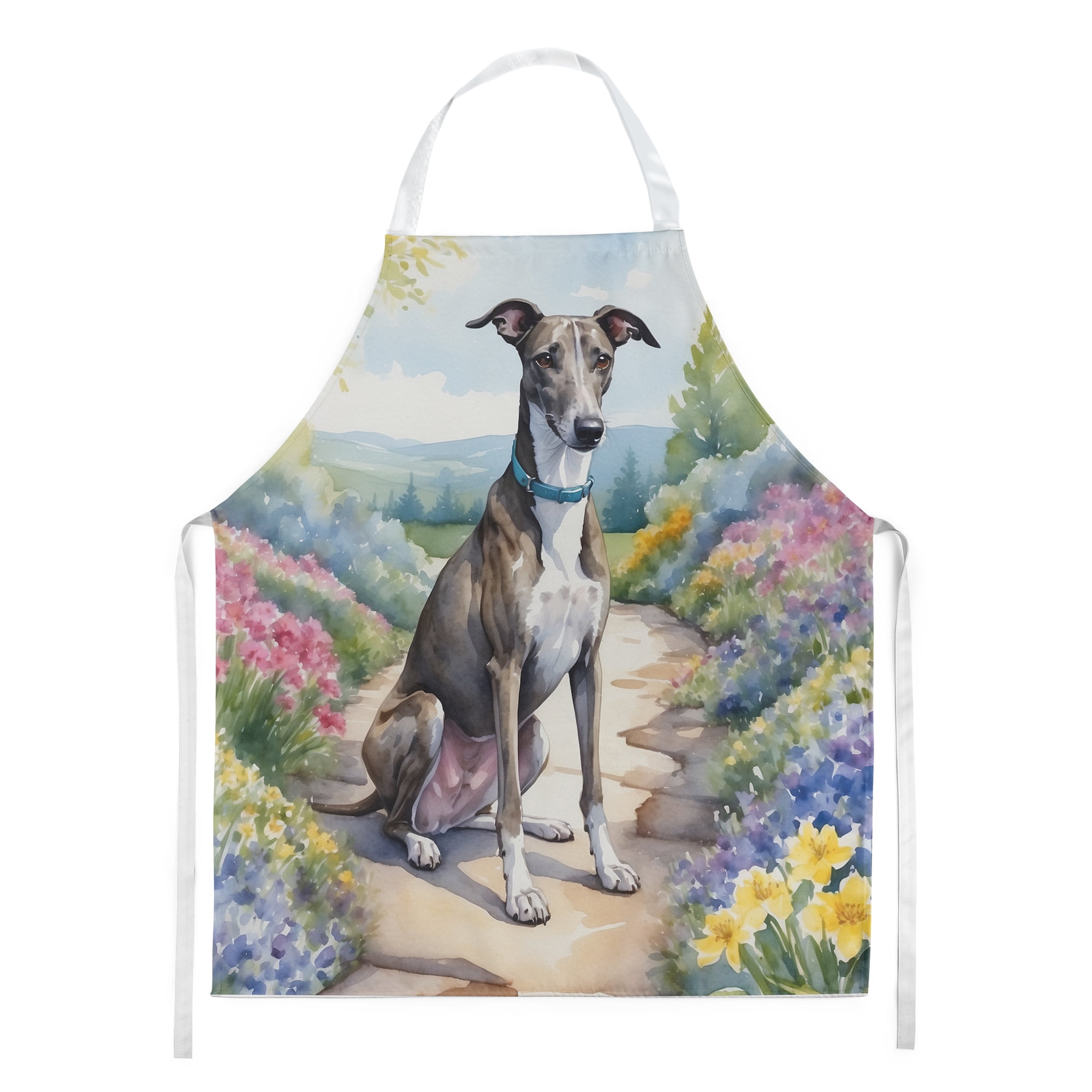 Yorkshire Terrier Spring Path Apron