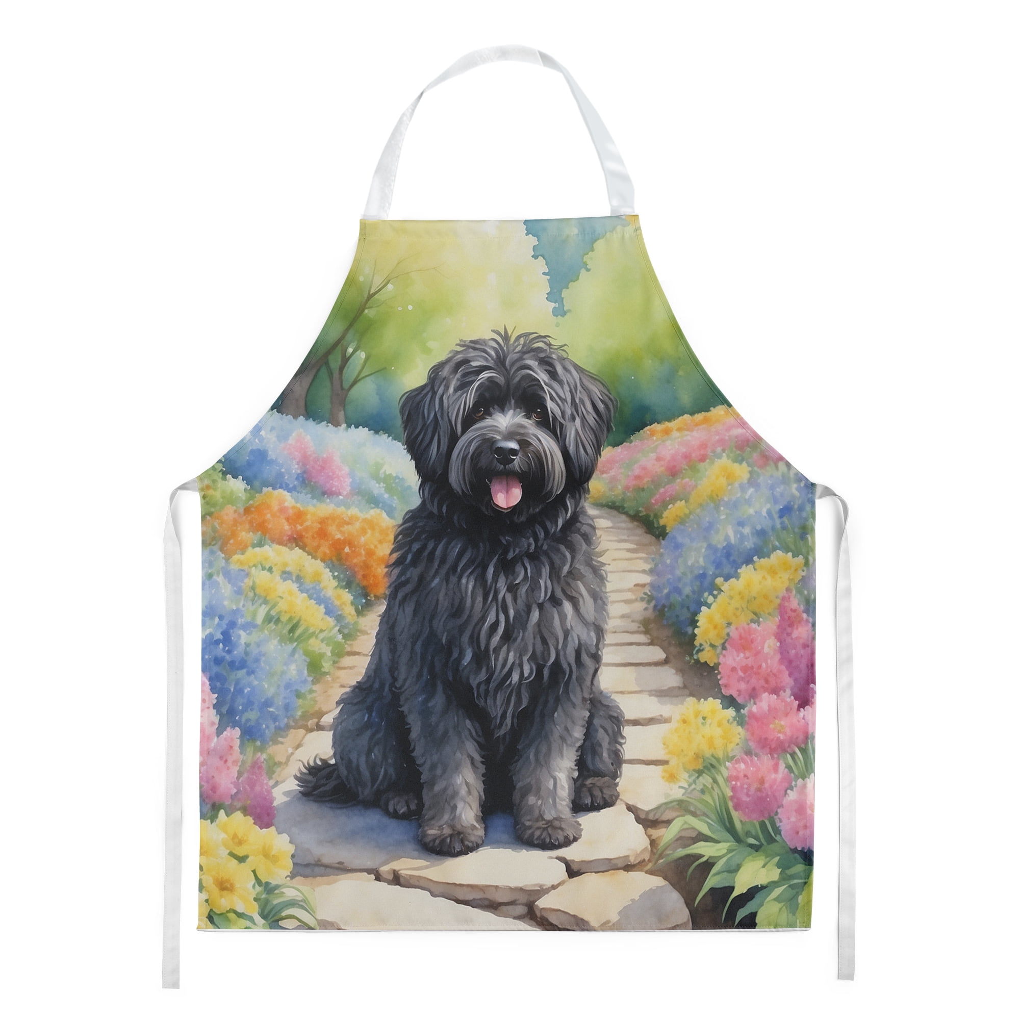 Yorkshire Terrier Spring Path Apron