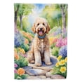 thumbnail image 1 of Goldendoodle Spring Path House Flag, 1 of 7