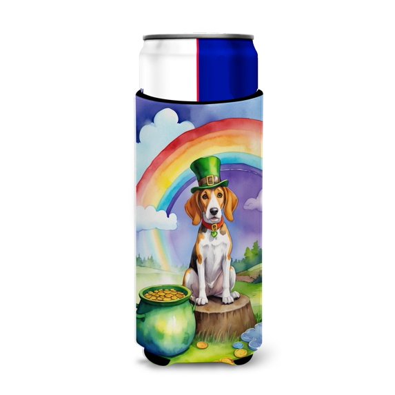 Yorkshire Terrier St Patricks Day Hugger for Ultra Slim Cans