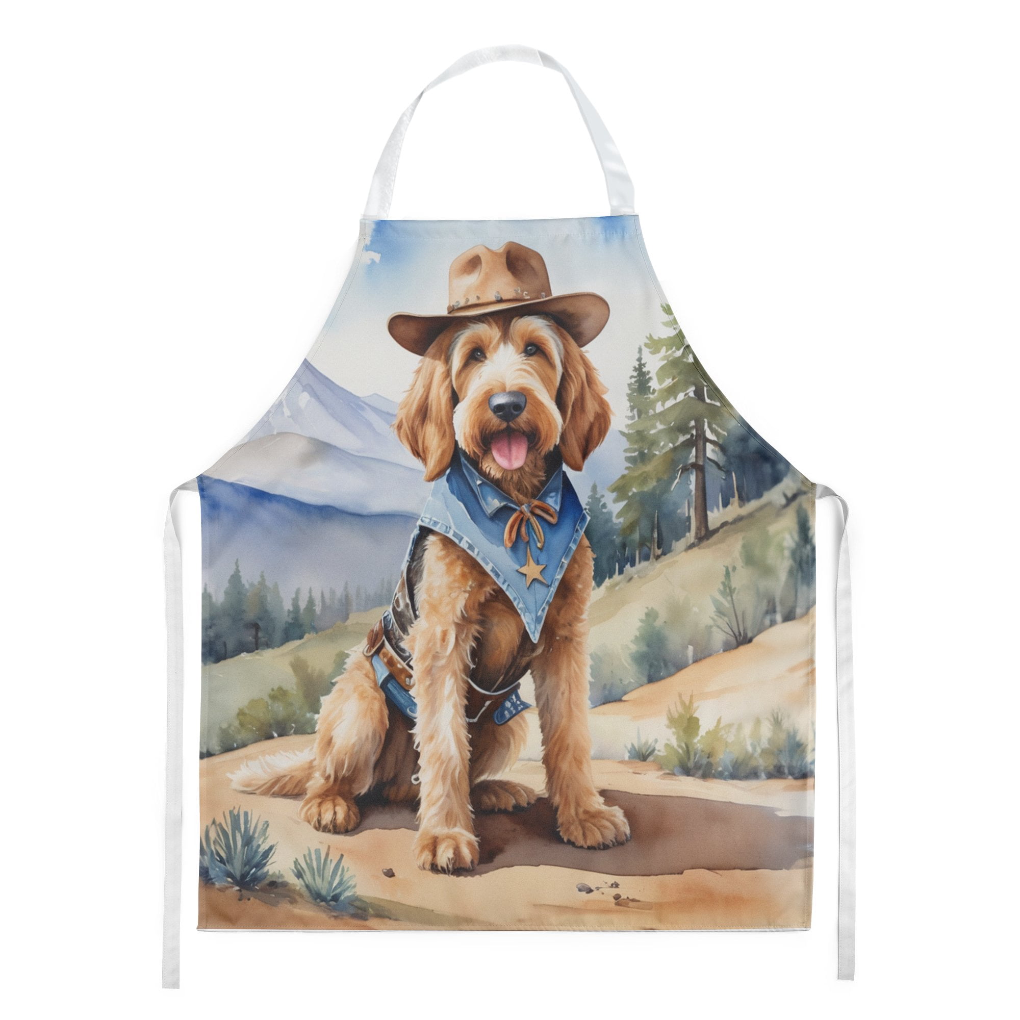 Otterhound Cowboy Welcome Apron 27 in x 30 in