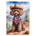 thumbnail image 1 of Yorkshire Terrier Yorkie Cowboy Welcome House Flag, 1 of 5