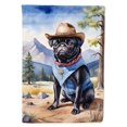 thumbnail image 1 of Yorkshire Terrier Yorkie Cowboy Welcome House Flag, 1 of 5