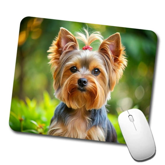 Yorkshire Terrier Yorkie Dog Photo Mouse Pad Low Profile Gaming Mat