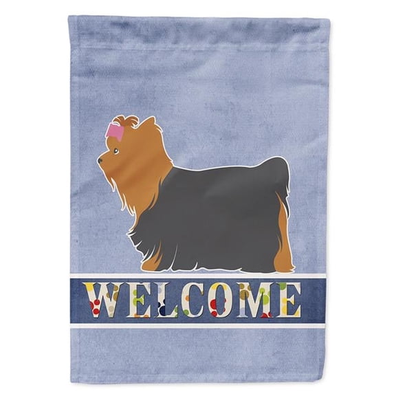 Yorkshire Terrier Yorkie Welcome Garden Size Flag
