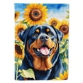 thumbnail image 1 of Yorkshire Terrier in Sunflowers House Flag, 1 of 7