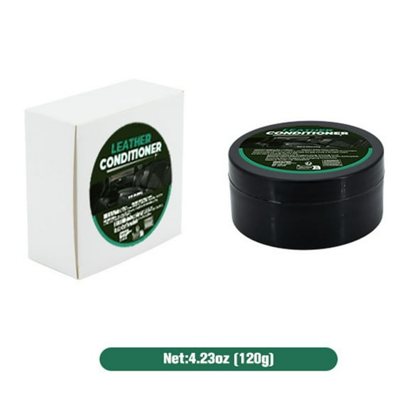 Yorkspred Car Leather Interior Cleaner 120g, Leather Color Restorer, Odorless Leather Cleaner and Conditioner for Car Seats, Effective Leather Reviver and Restorer, Ideal for Interior Care