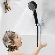Yorkspred Creative Shower Head High Pressure Rain Fixed Showerhead with Adjustable Swivel Ball Joint - Relaxed Shower Experience Even at Low Water Flow