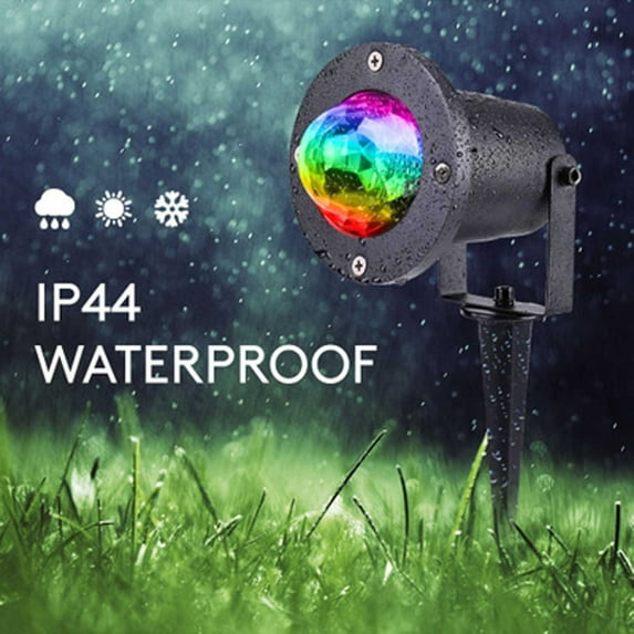 Yorkspred LED Water Pattern Projection Flame Lamp - Decorative Projector Light for Indoor & Outdoor Use, LED Water Effect Lamp for Festive & Holiday Home Decor