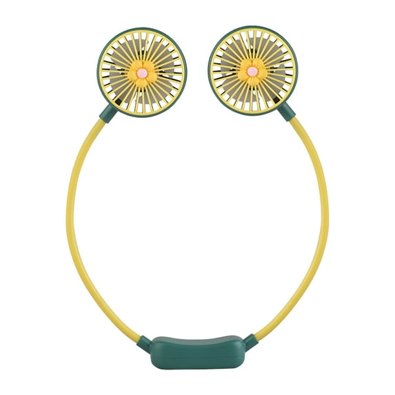 Yorkspred Neck Fan, Portable Bladeless Neck Fans, Personal Wearable Neck Fan, Upgraded Cooling Air Volume USB Rechargeable Hands Free Fan