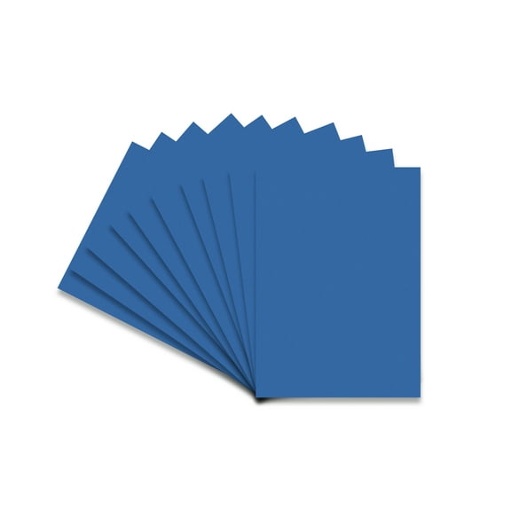 Yorktown Blue 8x10 Backing Board - Uncut Photo Mat Board (10-Sheets)