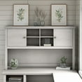 thumbnail image 1 of Yorktown Cottage 60W Hutch for L Desk or Corner Desk in Linen White Oak (Desk Sold Separately), 1 of 7