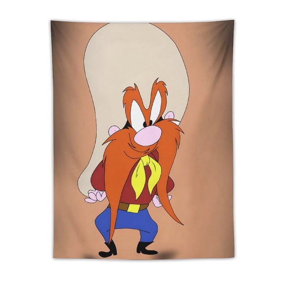 Yosemite Sam Tapestry, Wall Hanging Decor, Aesthetic for Bedroom, Living Room, Dorm, Soft Fabric Home Accent 30"x40"