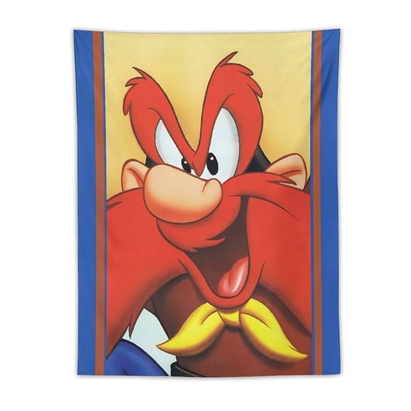 Yosemite Sam Tapestry, Wall Hanging Decor, Aesthetic for Bedroom, Living Room, Dorm, Soft Fabric Home Accent 30"x40"