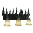 thumbnail image 1 of Yosemite 3 Light Bronze Rustic Tree Bathroom Vanity Fixture, 1 of 9