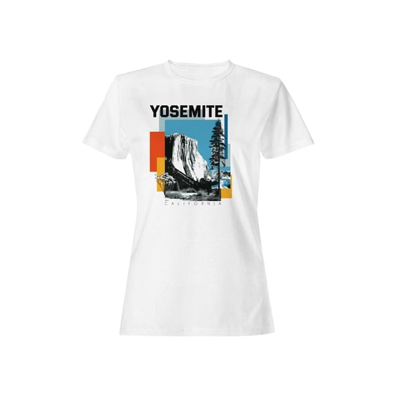 Yosemite California Vintage Art Women's T-shirt